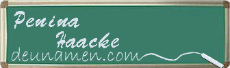 Penina Haacke Visitenkarte